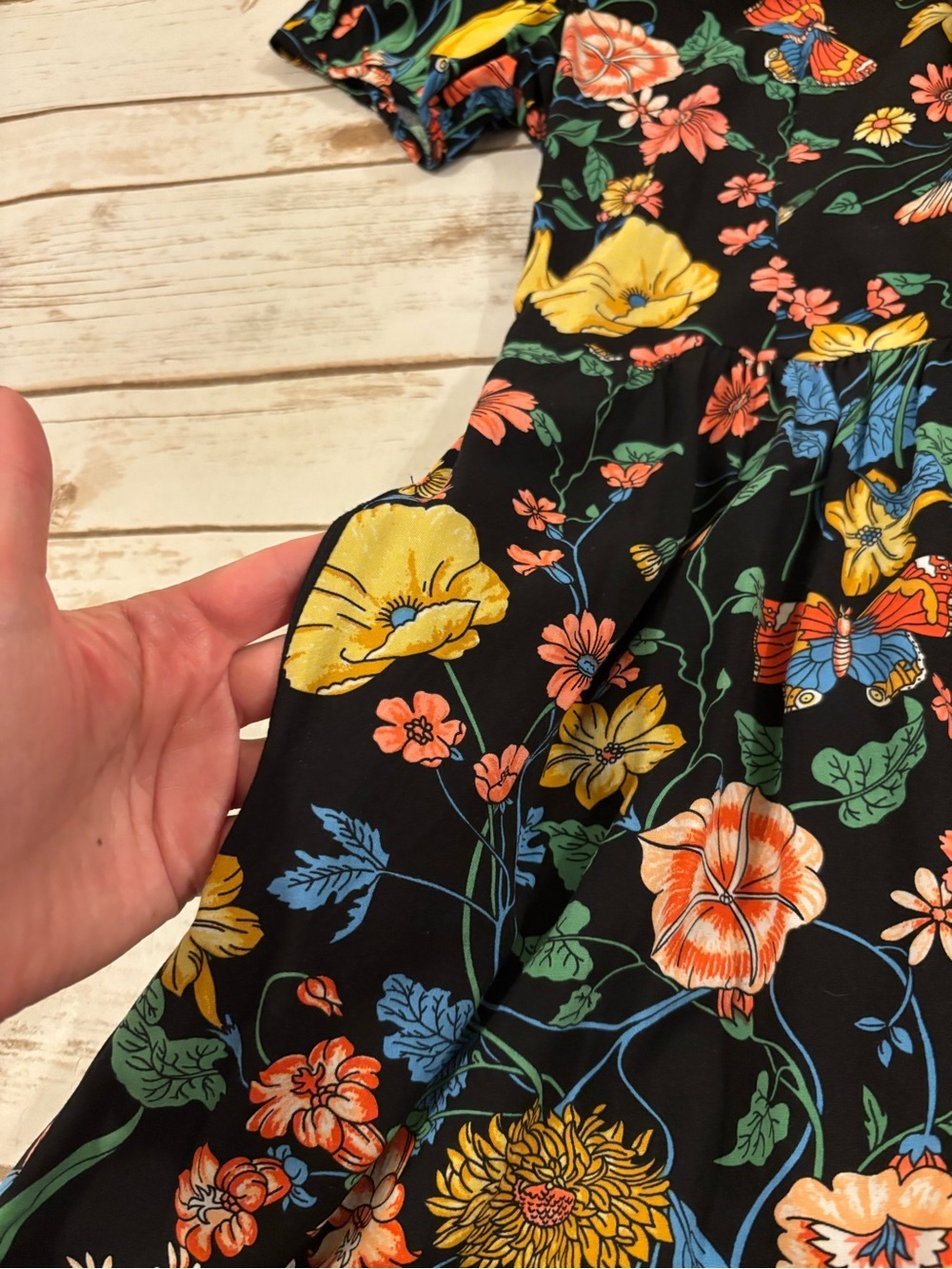 Anthropologie Maeve Bloedel Floral Dress Size 6 - Picture 9 of 16
